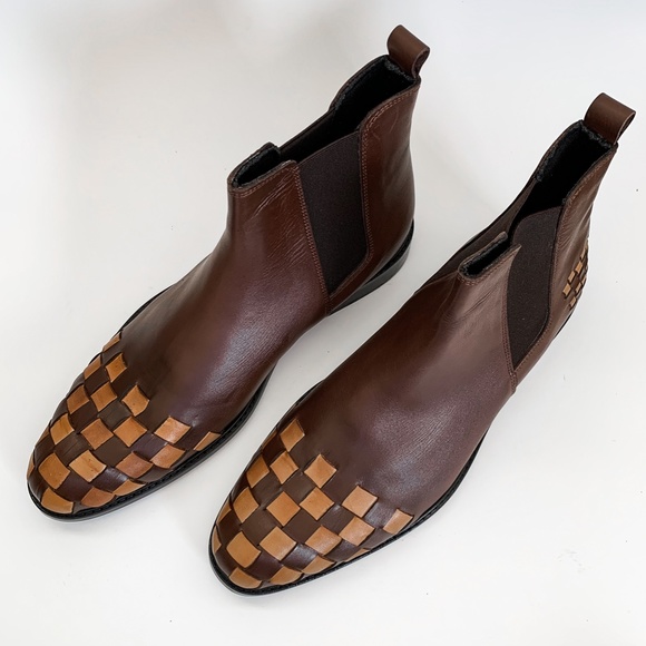 Brown Chelsea Leather Boots - Picture 3 of 5